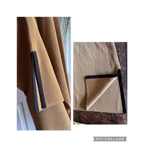 Misook tan knit cardigan size medium - Picture 7 of 11